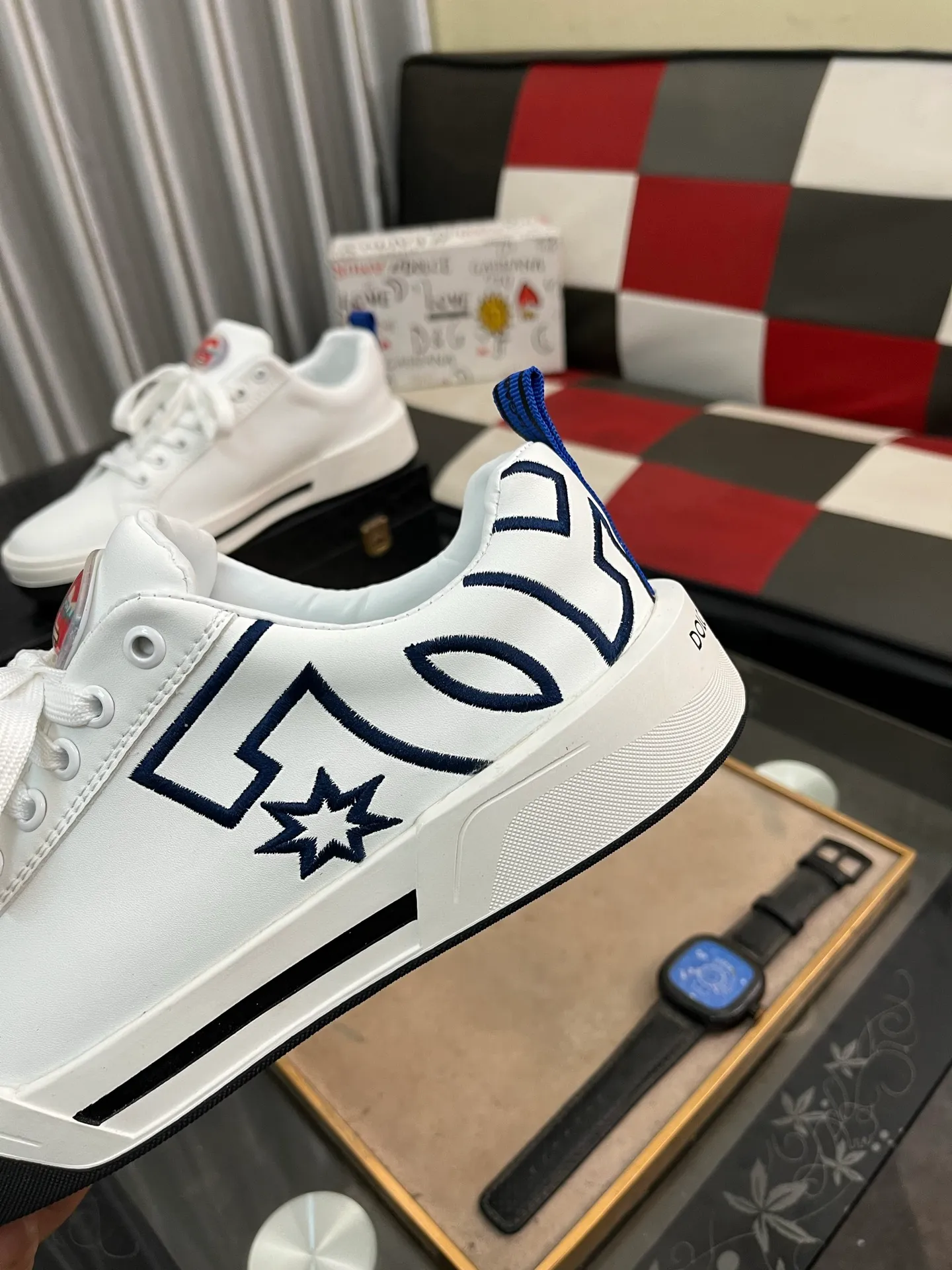 Men's shoes 💰480⌚️⌚️【DG～】Couple casual shoes 2025z cabinet simultaneous sale 🔶Size: 35-46, 🔜The upper is made of multi-material splicing ➕Genuine leather lining, comfortable and breathable, sole: original comfortable and wear-resistant outsole, ⚠️The real thing📱Photographed🎬The real thing is better📢📢📢